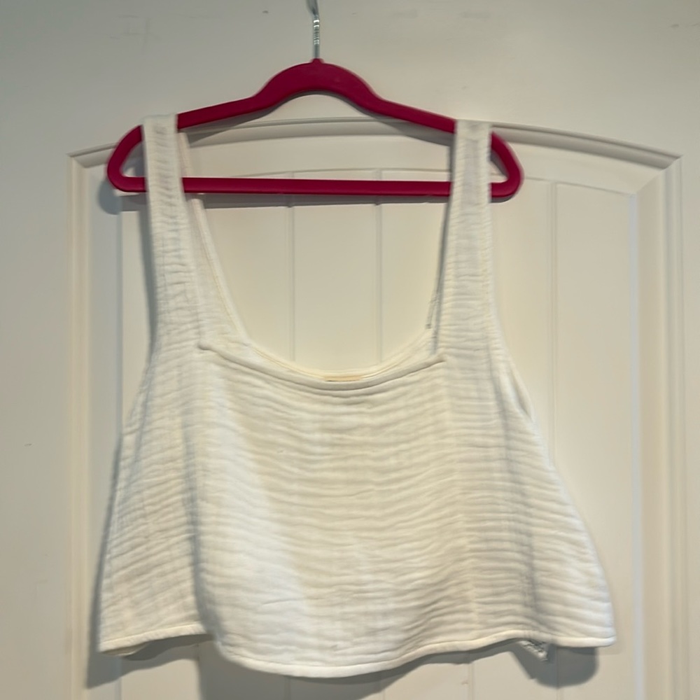 White tank top
